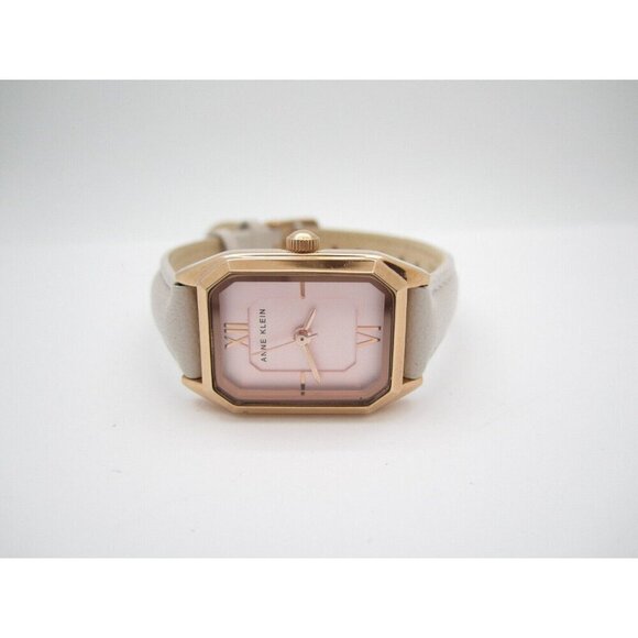 Women Anne Klein Quartz WR Analog 20mm Tank Style Watch (G985) "New Battery" - Picture 7 of 9